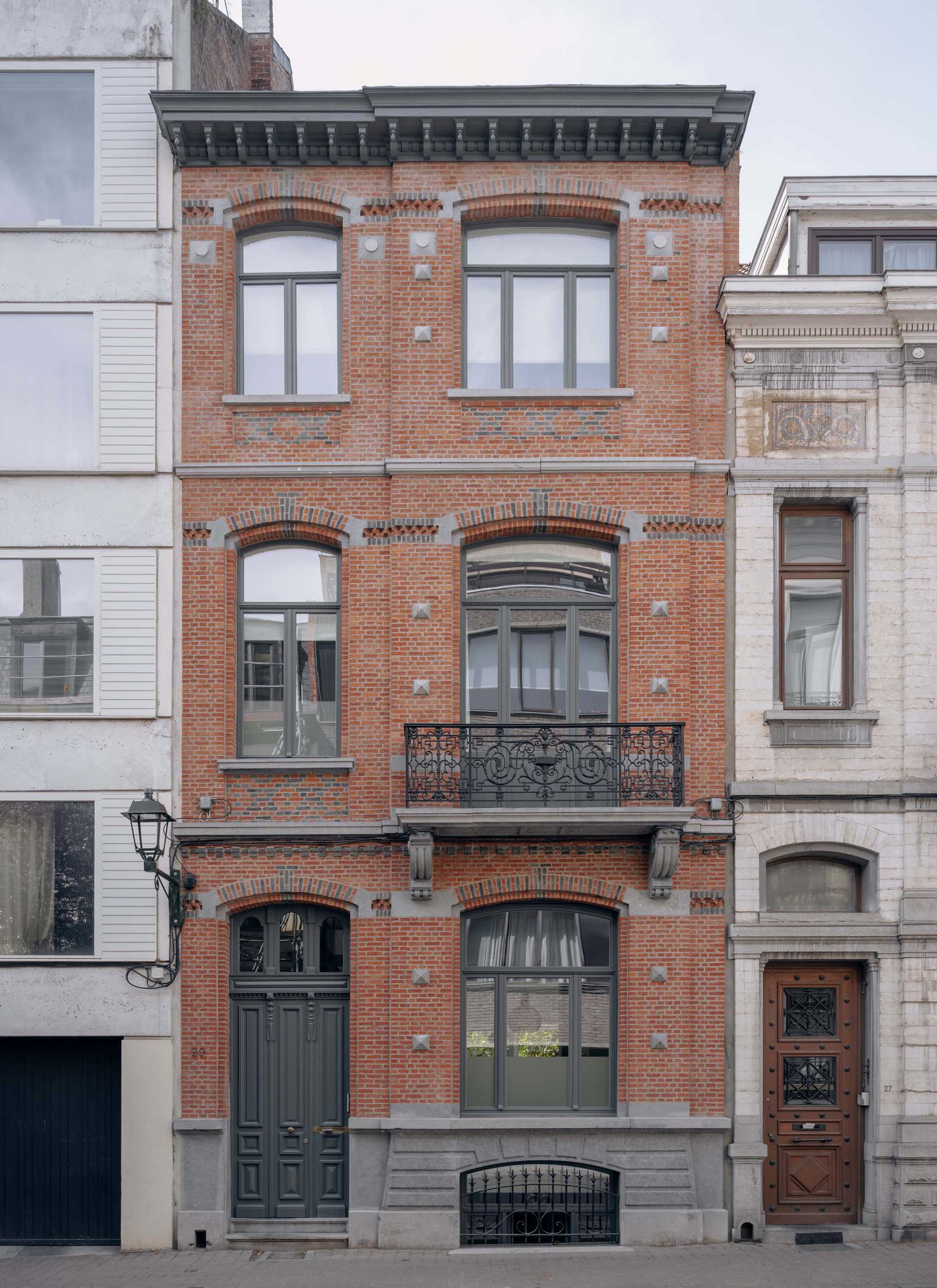 Extension d'une maison à Bruxelles réalisée par un architecte