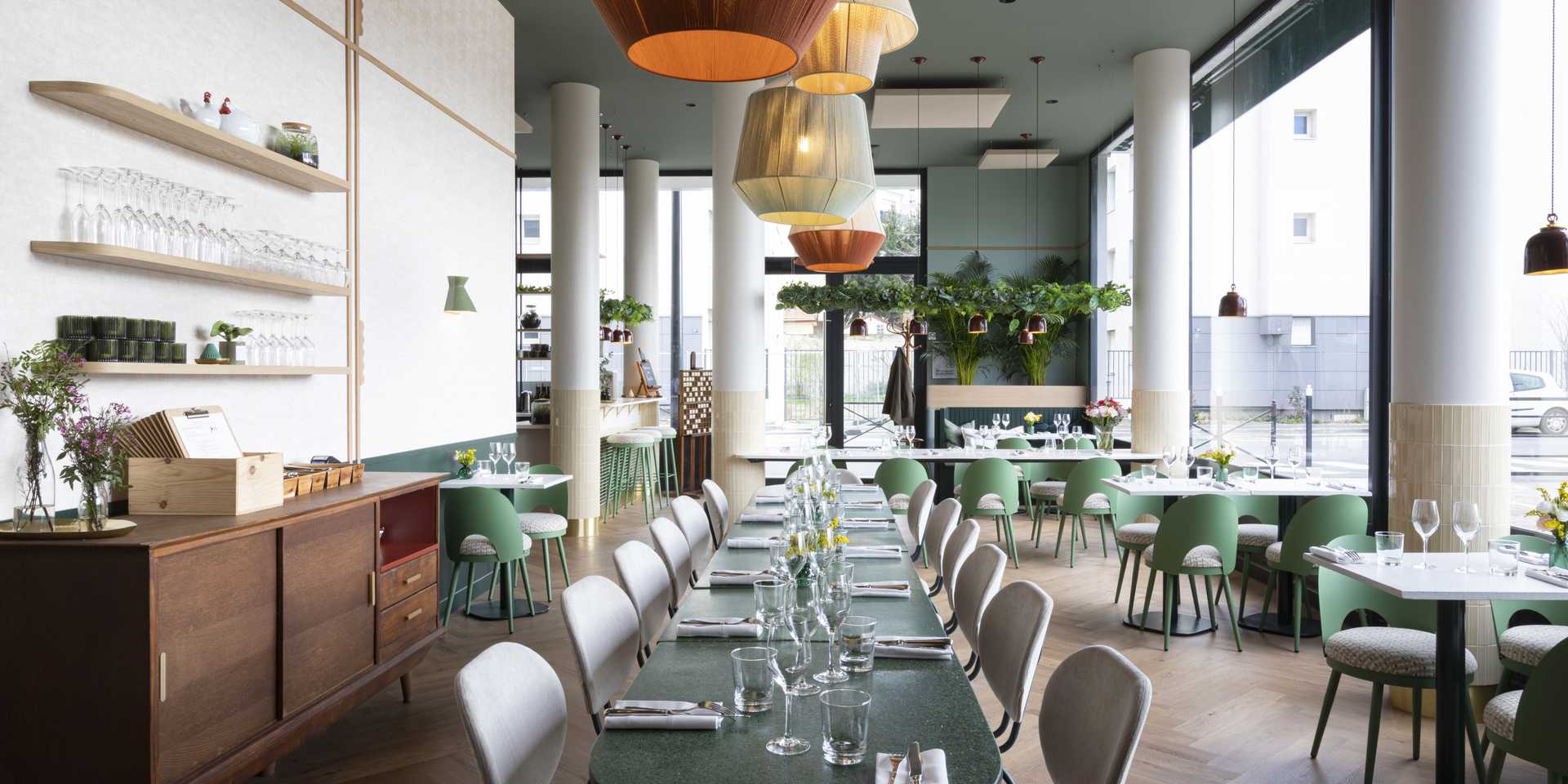 Bistronomic restaurant in Brussels designed by an interior designer